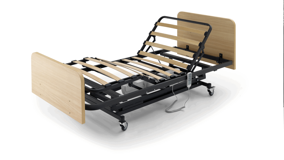 Cama Geriátrica Con Carro Elevador - Imagen 2