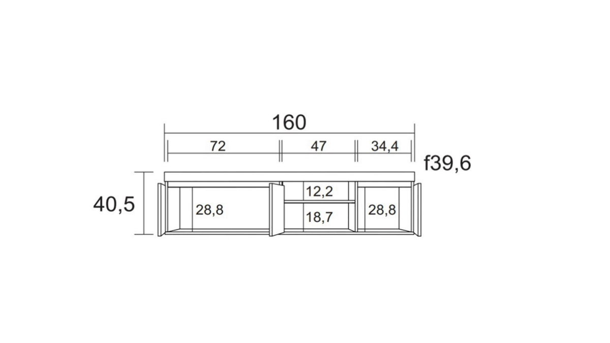 Mesa TV ELIS 160cm - Зображення 4