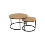 Juego 2 Mesas Auxiliares Hurón